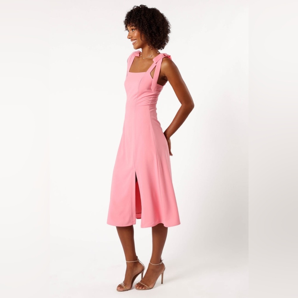 Petal & pup tie strap midi dress nwot - Picture 3 of 7